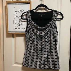 White House Black Market sleeveless black top size XS